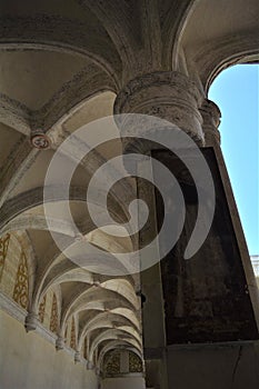 Columna en el Convento de Santo Domingo en Oaxaca photo