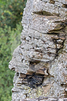 Columnar basalt at Hungary