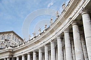 Columnata at the st. Peter's square photo