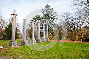 Columns in Aachen photo