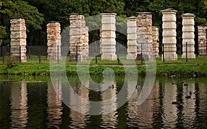 Columns of Admiralty in Gatchina park