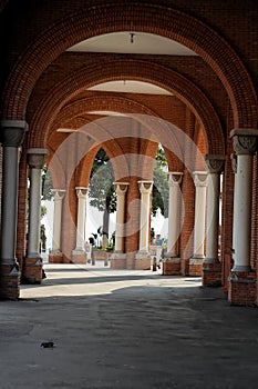 Columns and Arches Basilica of Aparecida