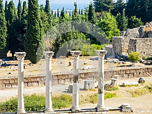 Columns in Asklepion