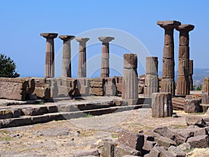 Columns of Athena Temple photo