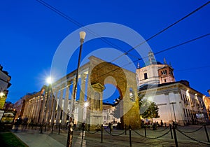 Columns and Basilica of San Lorenzo in Milan