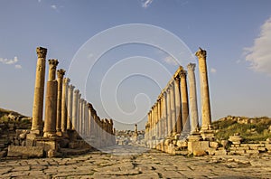 Columns of the Cardo Maximus The Colonnaded Street, Ancient Ro