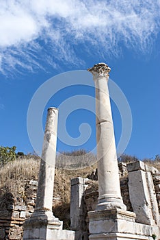 Columns of Ephesus Ancient City