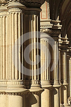 Columns in front of the Vienna State Opera House