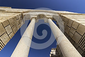 Columns of the Great Basilica of Pliska