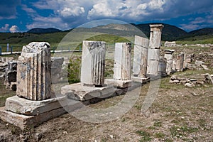 Columns in Hierapolis