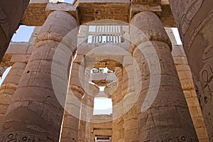 Columns at Karnak Temple, Luxor, Egypt