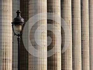 Columns and lighting pole 2