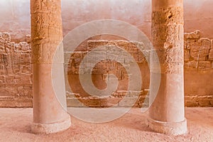 Columns in the Lion Temple (Apedemak) at Musawwarat es-Sufra (Musawarat Al-Sufra) in Sud photo