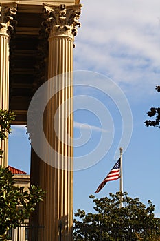 Columns of National Archives photo