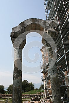 Columns near Philippi