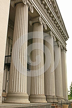 Columns of old court house