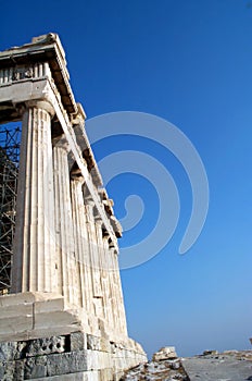 Columns at the Parthenon