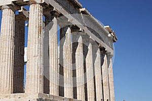 Columns at the Parthenon