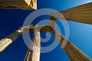 Columns in Pergamon, Turkey