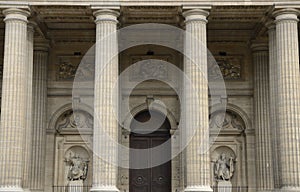 Columns Saint Sulpice church