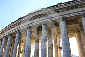 Columns of st peters square