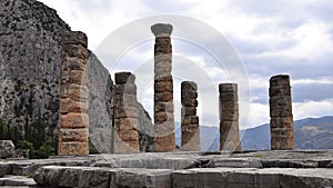 Columns of the Temple of Apollo - Delphi Greece 2021