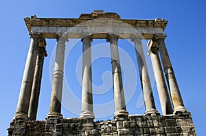 Columns of the Temple of Saturn in Rome