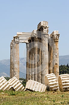 Columns of the Temple of Zeus