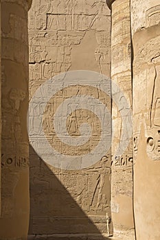 Columns of the Temples of Karnak ( Egypt)