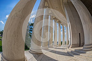 Columns at Thomas Jefferson Memorial, Washington DC, USA