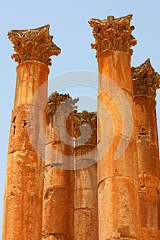 Colums in Jerash