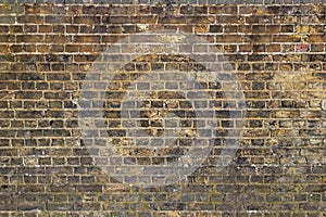 Colour and texture of a brick wall