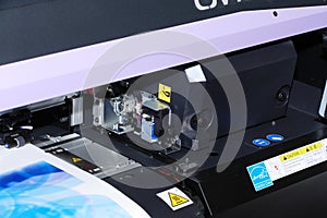 Solvent large format printer ink cartridges detail