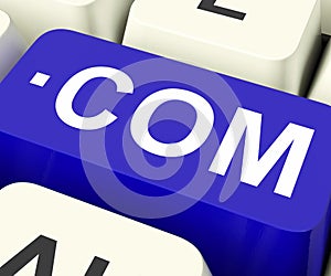 Com Keys Means Web Domain Name