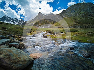 Coma del Forat river Ordino Arcalis Andorra photo