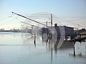 Comacchio fisheries, Emilia-Romagna northern Italy.