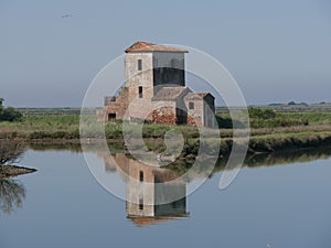 Comacchio Lagoons Red Tower