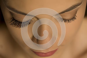 Natural and extended eyelashes