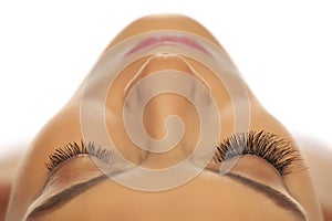 Natural and extended eyelashes