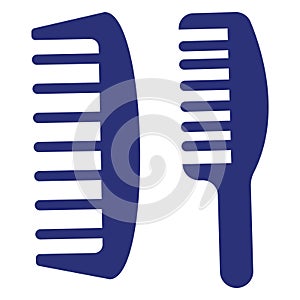 Comb, detangling comb Isolated Vector icon which can be easily modified or edited