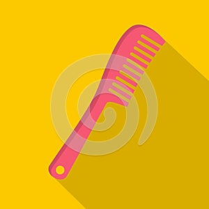 Comb icon, flat style