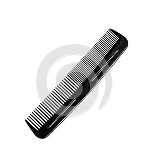 Comb isolated on white close up look