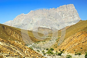 Comb mountain in Oman
