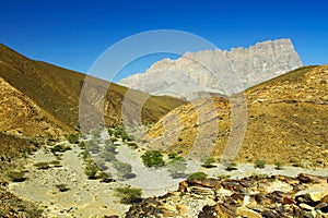Comb mountain in Oman