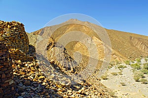 Comb mountain in Oman