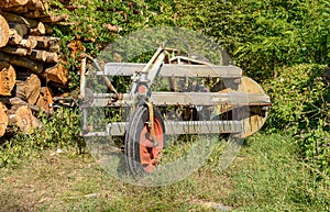 Comb rake, agricultural machinery in the field