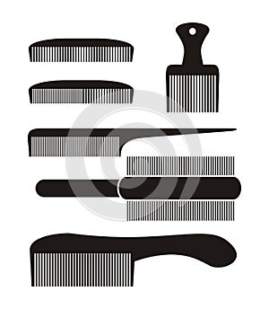 Comb sets - silhouette