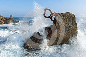 The Comb of the Wind in Donostia-San Sebastian, Spain