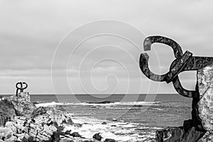 The Comb of the wind in San Sebastian