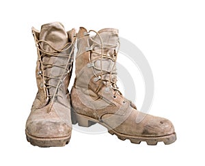 Combat boots photo